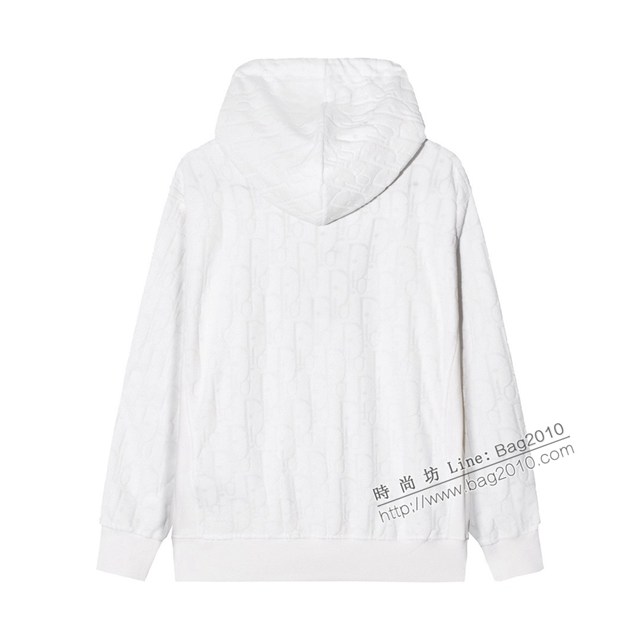 Dior專櫃迪奧2023FW新款毛巾提花連帽衛衣 男女同款 tzy2969